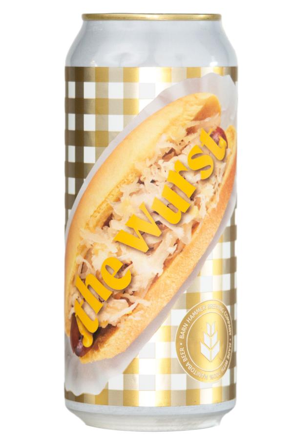can of wurst lager