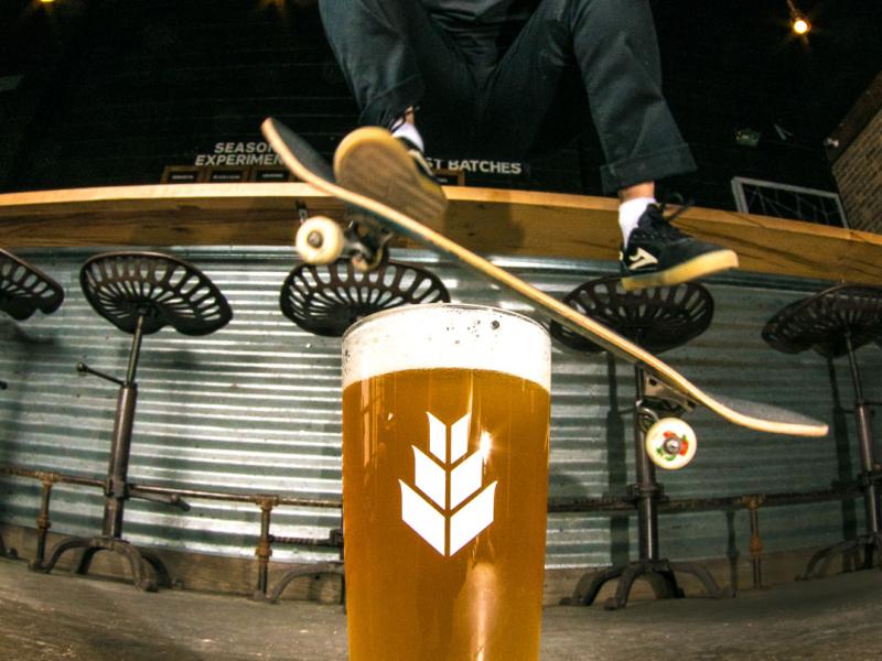 skateboarding