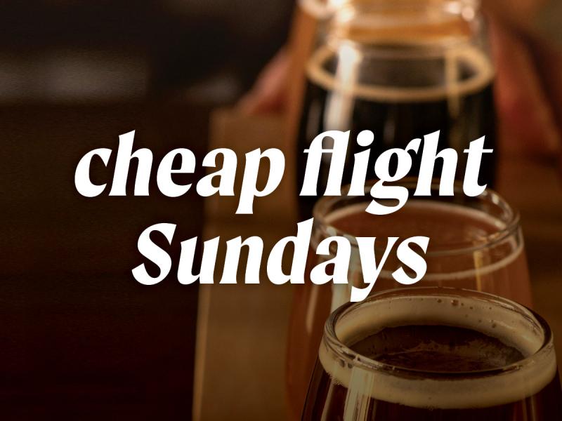 Sunday flight sign