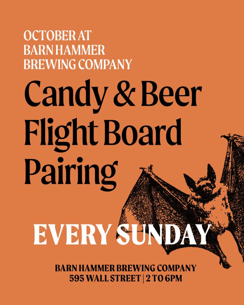 CANDY and beer pairing poster