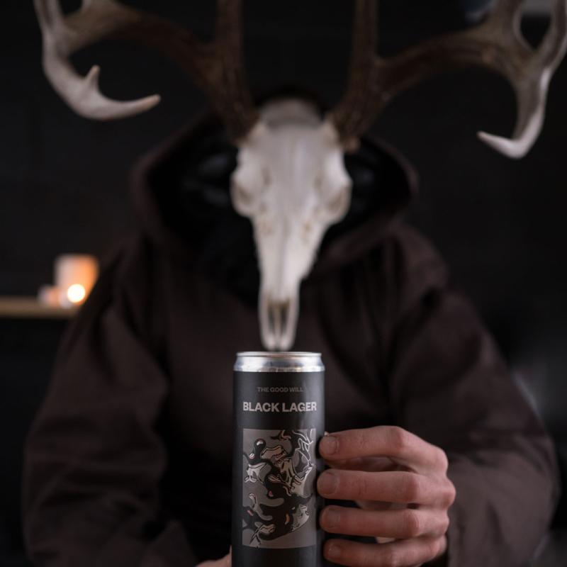 can with skull