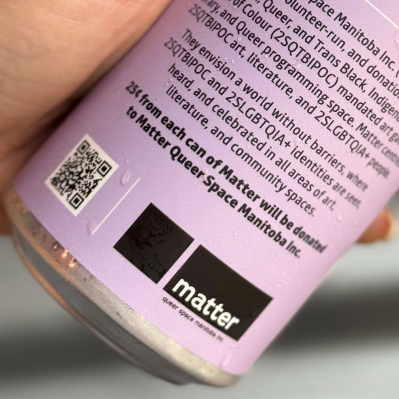 closeup of matter can